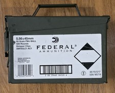 x1 Military 30 CAL M19A1 Empty AMMO CAN 7.62mm BOX 30 CALIBER Great Condition