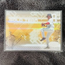 PEDRO MARTINEZ, 2005 LEAF CERTIFIED MATERIALS GOLD TEAM #GT-20, RED SOX