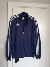 Brand New Navy Blue ADIDAS Track Top In Mens Size Small