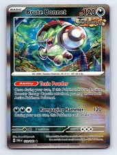 BRUTE BONNET (COSMOS HOLO) Pokemon 123/182 Miscellaneous Cards & Products Rare
