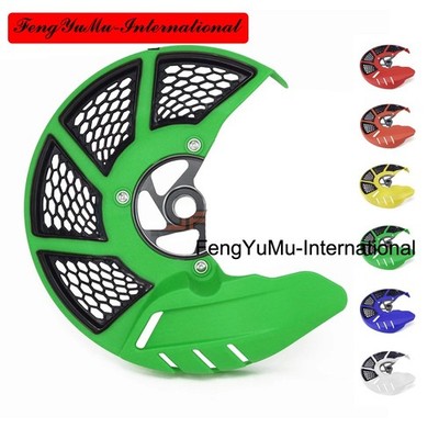 Front Brake Disc Rotor Guard Cover Protect For KAWASAKI KX125 KX250 KX250F KX450