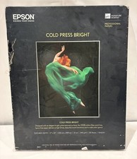 EPSON COLD PRESS BRIGHT PROFESSIONAL PAPER 25 SHEETS 17X22" S042311