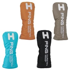 PING Japan Golf Hybrid Utility Headcover Arizona Karsten Black Orange Beige Sky