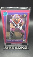 2021 Panini Donruss - Rated Rookie Christian Darrisaw #P-340 Optic Holo Pink...