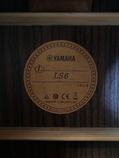 YAMAHA LS6 Acoustic Guitar Solid Engelmann Spruce Top Concert Body