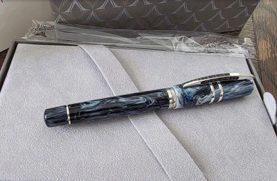 VISCONTI HOMO SAPIENS DARK SAPPHIRE LTD ED FOUNTAIN PEN SALE - Image 1 of 4