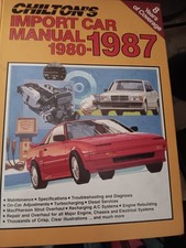 Chiltons Import Car Manual 1980-1987 Large Ha...
