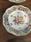 9 Schumann Bavaria Dresden Reticulated Floral 7.5 Inch Salad Plates Germany — photo 9
