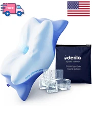 Derila Ergo Cervical Pillowcase Neck Pillow for Sleeping Ergonomic Pillow Case