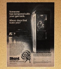 Stant Car Locking Tank Gas Cap Phone Booth - Magazine Print Ads Poster 1980