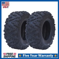 2-Pack ATV Tires 25x10-12 6PR All-Terrain 25x10x12 Sand Off-Road Tires Tubeless