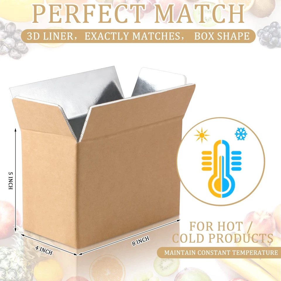 Insulated Cold Chill Double Insulated Carton with Foil Cooler Boxes Delivery ... - Image 2 of 4