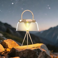 Solar Camping Lantern, 360  COB LED Rechargeable with Solar Type-C, IP65