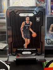 Panini 2023-24 Prizm Victor Wembanyama Rookie Base #136 Spurs