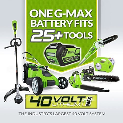 #ad GreenWorks 25322 G MAX 40 Volt Cordless 16quot; 2 in 1 Mower and 40 Volt 4AH Ba. $173.70