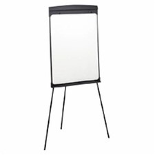 Quartet QRT67E Presentation Easel- w-27in.x35in. Magnetic Board- 42in. to72in...