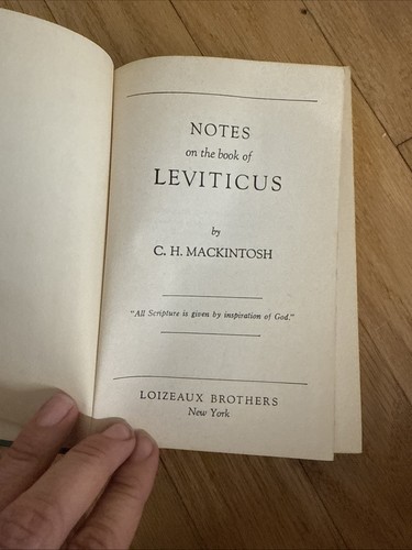 C.H. Mackintosh - Notes on 1st 5 Books Old Testament- 6 Vol - 1954 - HC - Picture 17 of 24
