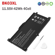 Battery BK03XL for HP Pavilion x360 14-BA00 HSTNN-UB7G 916811-855 916366-541 NEW