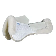 E.A. Mattes Gold All Purpose Wool Correction Half Pad with Front & Rear Trim