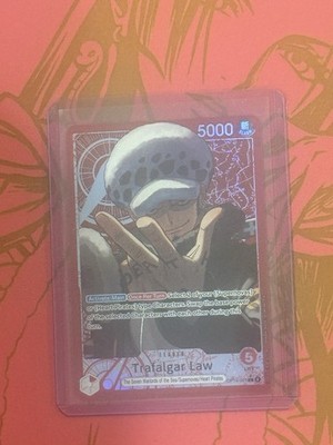 One Piece TCG Trafalgar Law Alt Art L OP14-001 (English) Azure