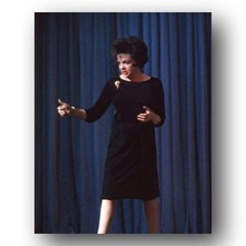 Judy Garland Photo 8x10 Spotlight Stage Performing 1960