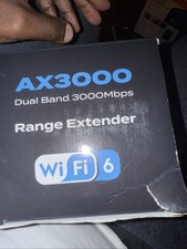 AX3000 WiFi 6 Range Extender Booster - Dual Band 2.4/5GHz, Gigabit Ethernet