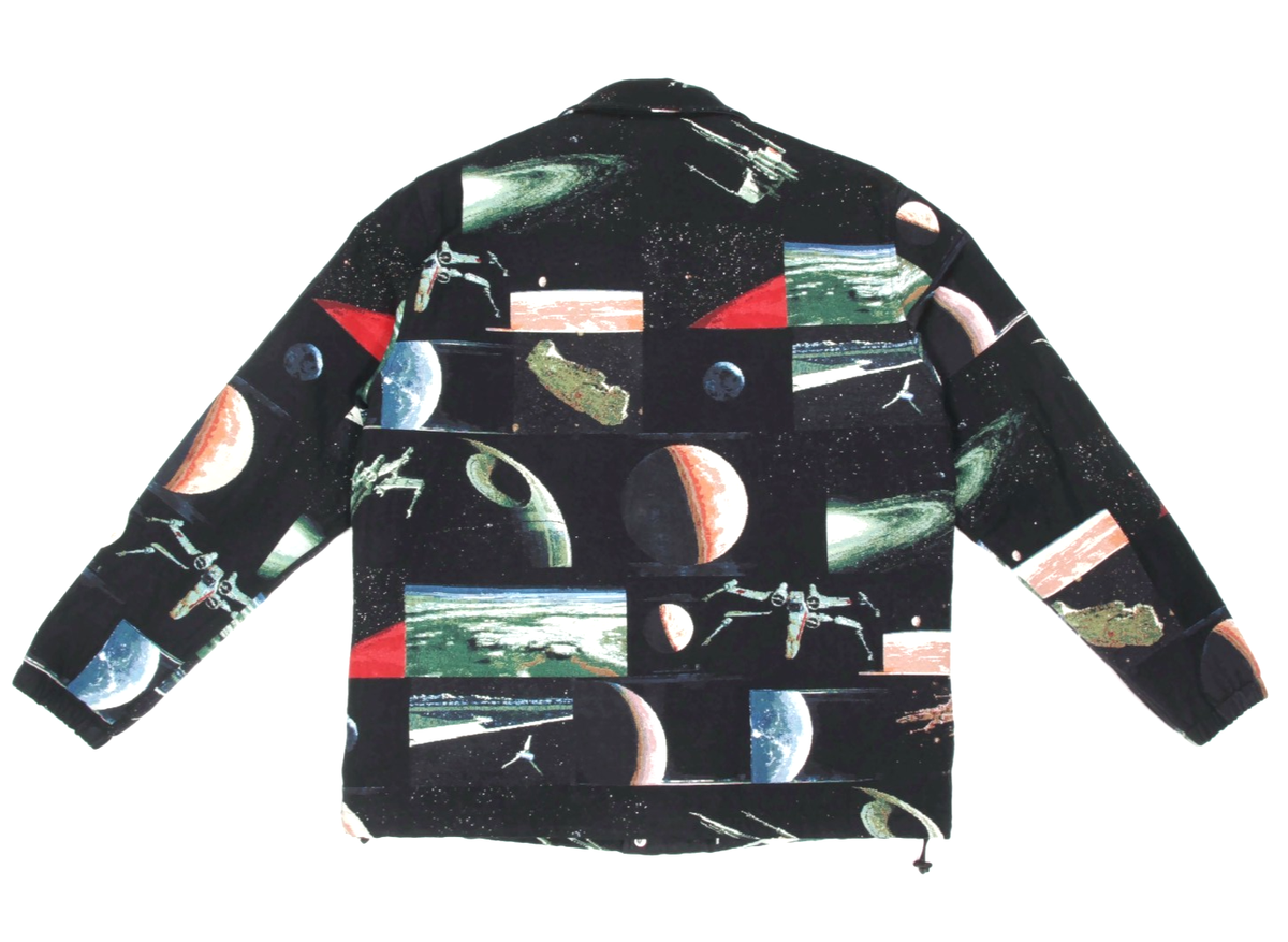 Kith x Star Wars Planets Coaches Tapestry Jacket sz M Limited