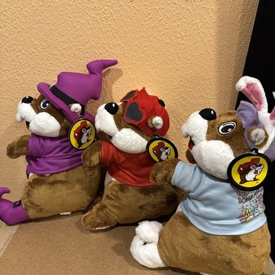 バッキーズ【Buc-ee's】ぬいぐるみ　ハロウィン Buc-ee's 2025 Halloween Witch Beaver and 2026 valentines &Easter