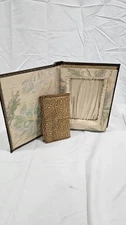 Vintage Faux Book Hidden Compartment Secret Storage w/ Wallet