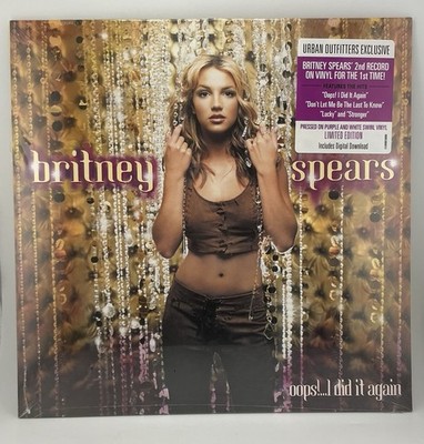 BRITNEY SPEARS Oops...I Did It Again PURPLE/WHITE SWIRL VINYL LP UO New SEALED
