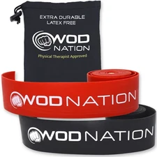 WOD Nation Muscle Floss Bands Recovery Band for Tack and Flossing Sore Muscle...