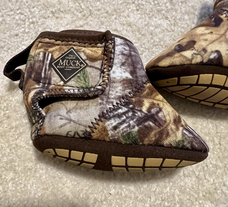 The Original Muck Boot Co. My First Mucks Realtree Camuflaje Talla 3 6-9 Meses Foto 2 de 4