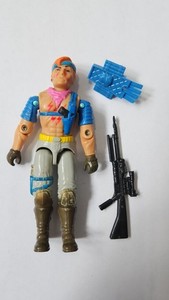 GI Joe - ZANDAR (v1) Complet + ID Card FR - Hasbro 1986 GI Joe - ZANDAR (v1) Complet + ID Card FR - Hasbro 1986