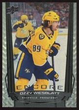 2025-26 UPPER DECK ENCORE OZZY WIESBLATT RC NASHVILLE PREDATORS #E-139 INSERT