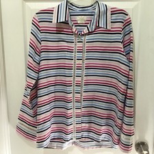 Kate Spade Dream A Little Dream Stripped Pajama Top Multicolor S