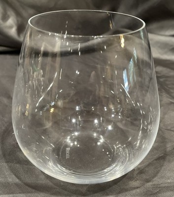 1 REIDEL STEMLESS WINE GLASSES 4 1/4 T Ex Cond No Damage