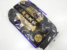 7724463: JAPANESE KIMONO / UNUSED BLACK TABI SOCKS 25 cm / 4 clasps / COTTON