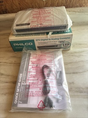 PHILCO DTV Digital To Analog Converter TB100HH9