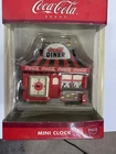 Coca-Cola Diner Mini Clock 2003 Vintage Collectible Soda Shop Decor
