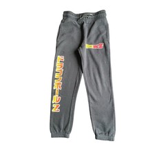 Dragon Ball Z Goku Sweatpants Boys 8-9 Small Black Graphic Fleece Tapered Leg