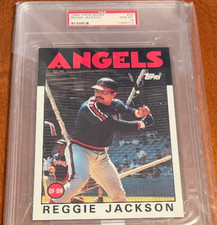 PSA 10 1986 Topps Super Reggie Jackson #35 baseball card POP 2