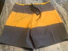 Men's Oakley Performance Fit Color Block Boardshorts/ Swim Trunks Size 31