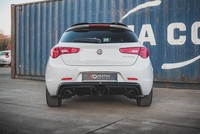Maxton Design Heckansatz Diffusor Passend FüR Alfa Romeo Giulietta (Einzelauspuf