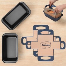 Backformen Set Brotform Backmatten ofenfest 2 Stück rechteckig