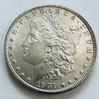 1901 O Morgan Silver Dollar $1 AU From Original Collection