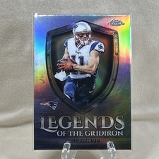 Julian Edelman #LOG-24 Silver Refractor Legends Of The Gridiron 2025 Tops Chrome