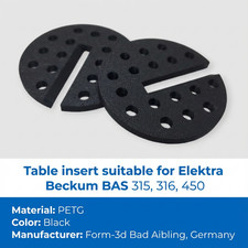 Tischeinlagen 2er Set passend für Elektra Beckum BAS 315 316 450 Bandsäge
