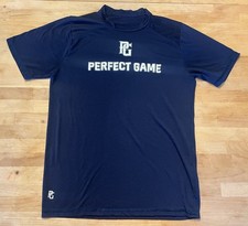 Perfect Game Apparel Boys’ Baseball ⚾️ Tee T-Shirt; Navy; Size Large