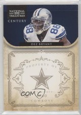 2011 Playoff National Treasures Century Silver 23/25 Dez Bryant #38 5w7