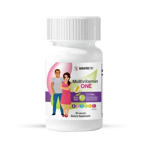 BariatricPal Multivitamin ONE "1 per Day!" Veggie Capsule - Iron Free